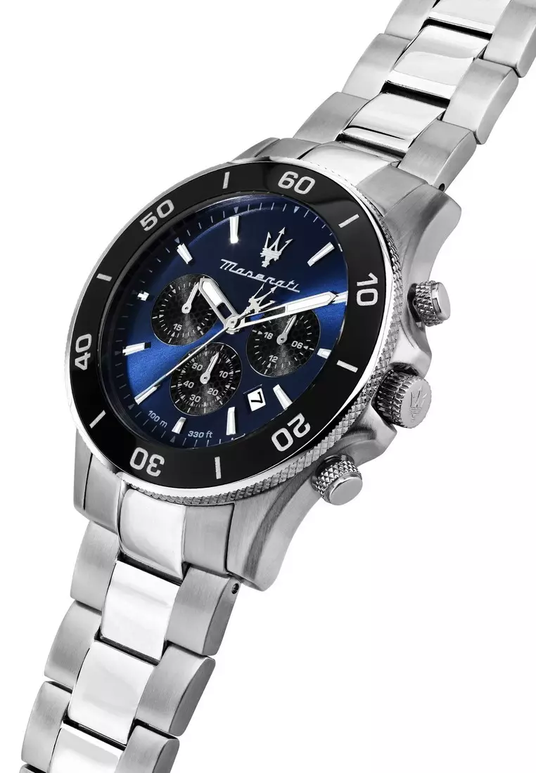 【2 Years Warranty】Maserati Competizione 43mm Men's Quartz Watch R8873600009