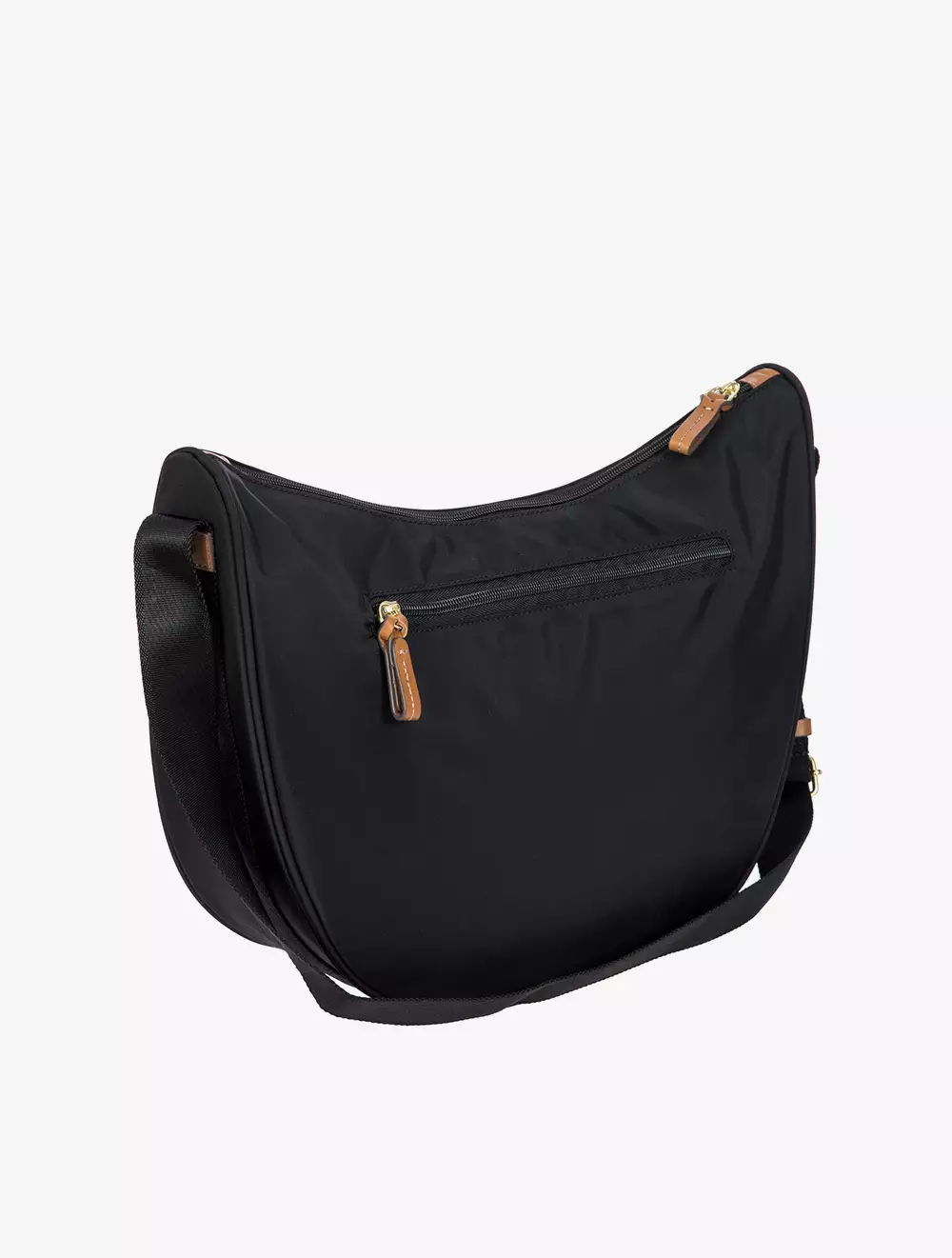 BRIC'S CR X-Bag Half Moon Bag L - BLACK
