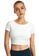 B-Code white ZWG1107-Lady Quick Drying Running Fitness Yoga Sports Tee-White 6A672AAC3CB866GS_1