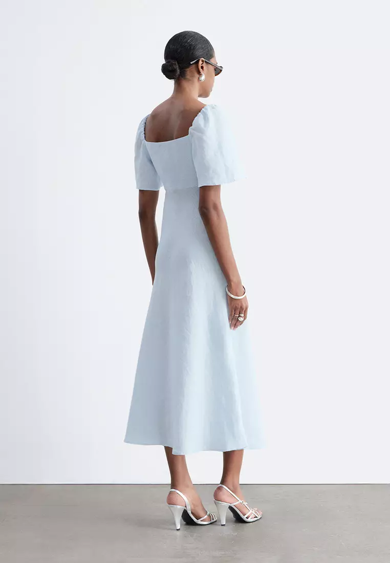Linen Midi Dress