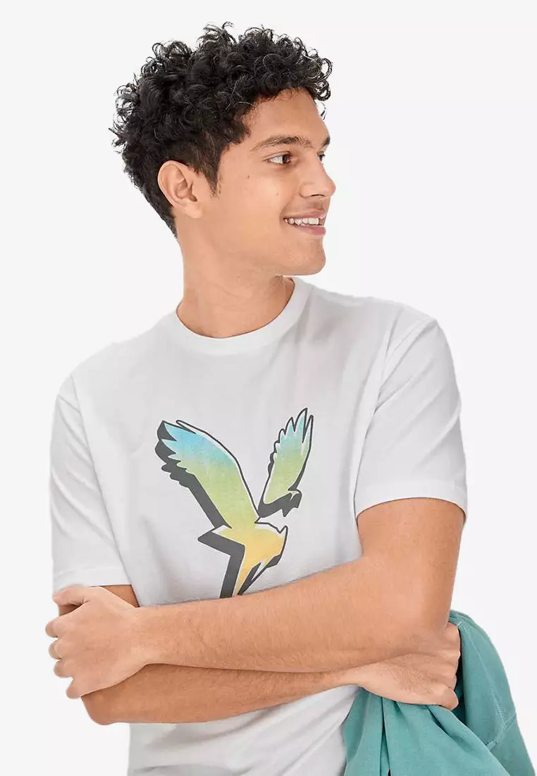 American Eagle Super Soft Graphic T-Shirt 2023 Buy American | ZALORA Hong Kong