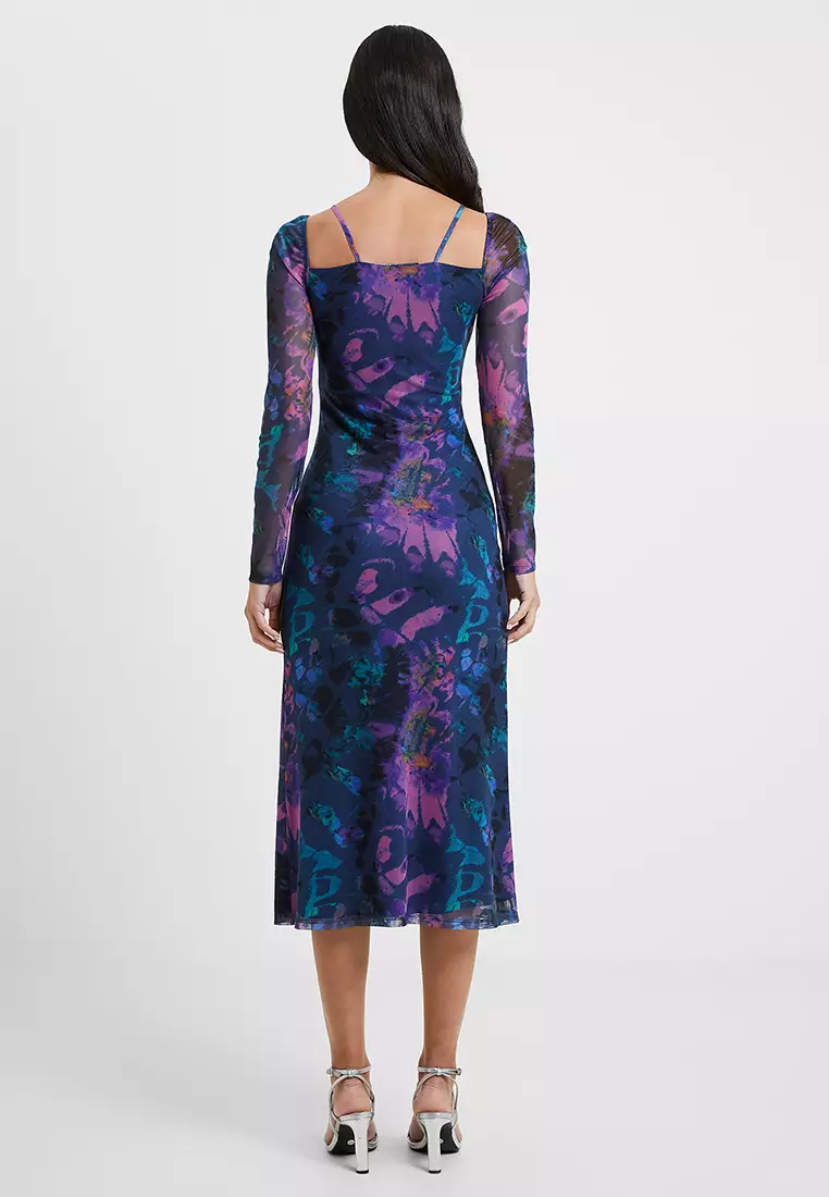 French Connection TONI MESH GABRIELA DRESS ZALORA