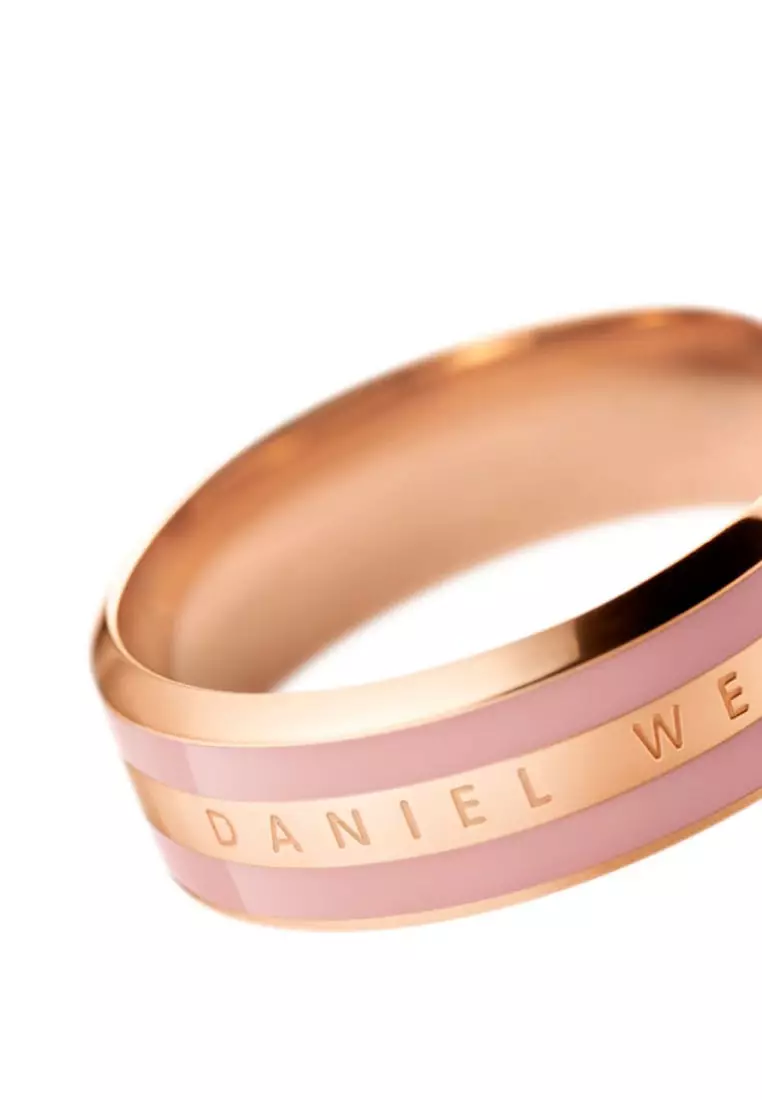 Jual Daniel Wellington Emalie Ring Dusty Rose 54 - Stainless