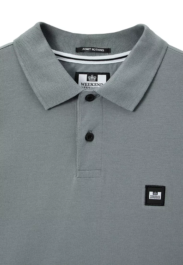 MENS PORPOISE CANEIROS BADGE POLO