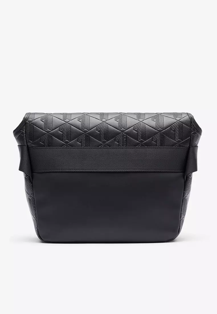 バッグ Lacoste Nomogram Small Messenger Bag Men's Small Monogram Messenger Bag - Bags - New In 2025
