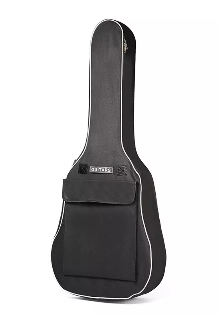 Grew Tas Gitar Padded Guitar Case Double Strap Waterproof Material Oxford Fabric ORIGINAL - Black