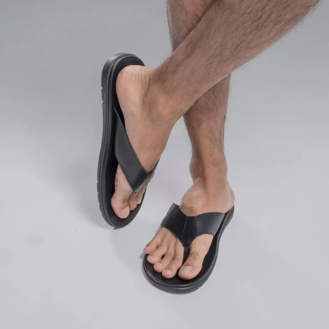 Cogen Sandal Jepit Pria Kulit Sendal Cowok Classic Series