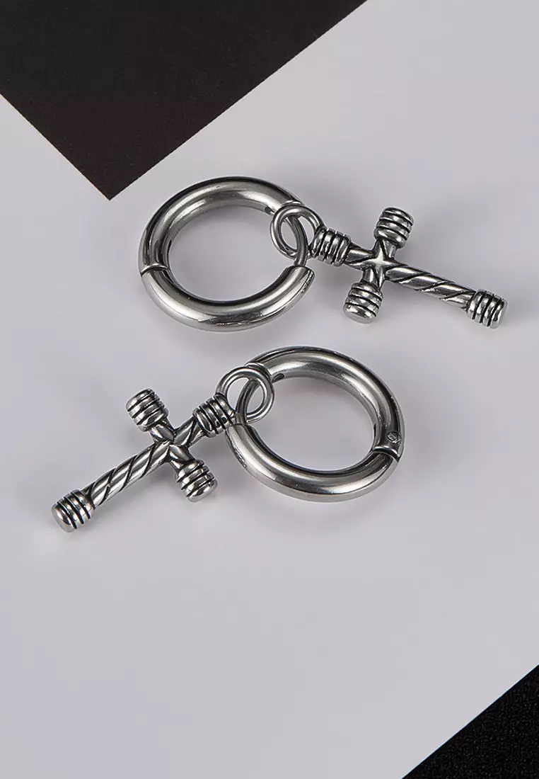 Retro Stainless Steel Earrings