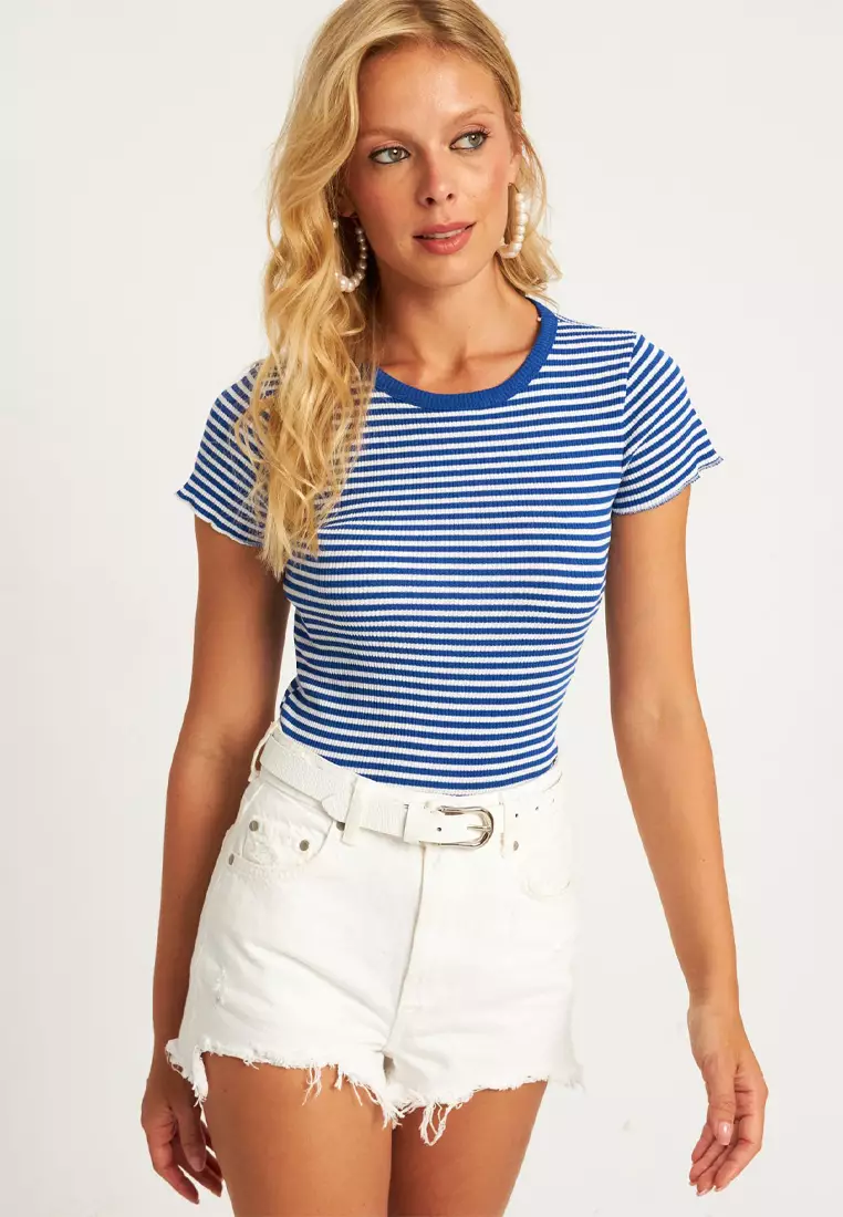 Stripe Crop Top