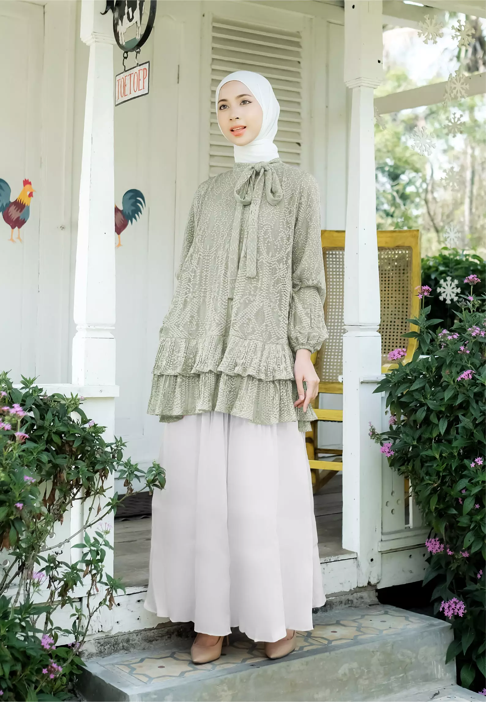 Willow Blouse - Soft Sage
