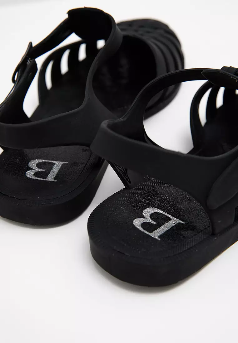 Sofia Melly Jelly Sandal Black
