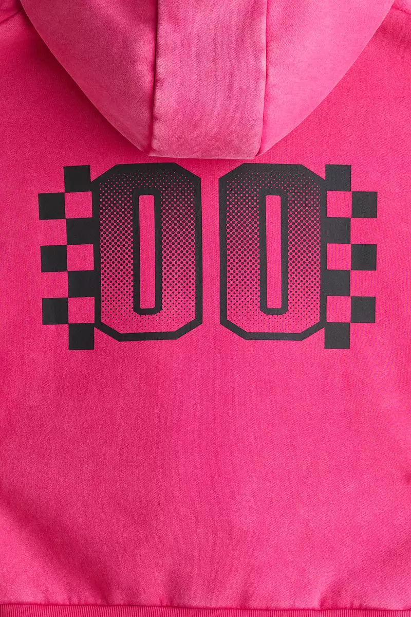 Oversized Fit Zip-through hoodie