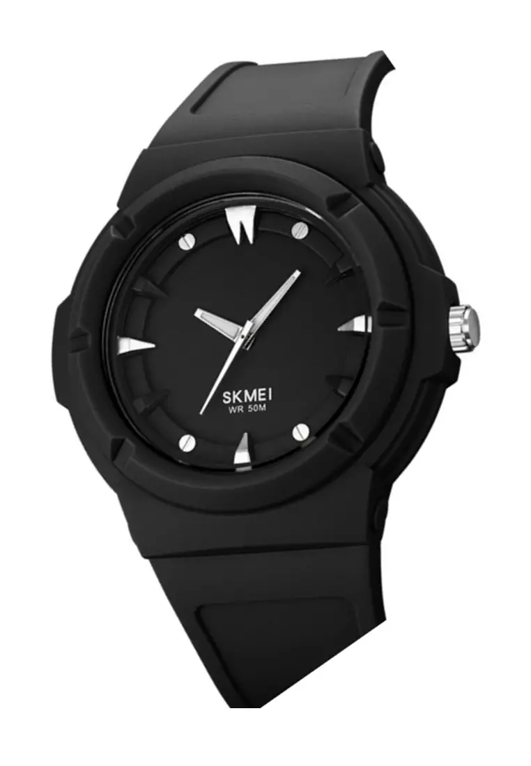 Jam Tangan Analog Pria Waterproof Strap Tali Material PU Silicone IR40 ORIGINAL