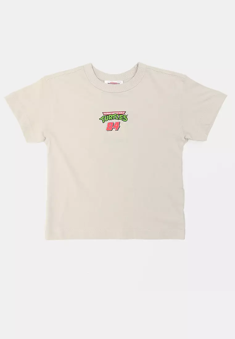 License Drop Shoulder Short Sleeves Tee