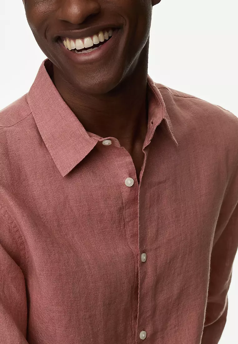 Pure Linen Regular Fit Shirt