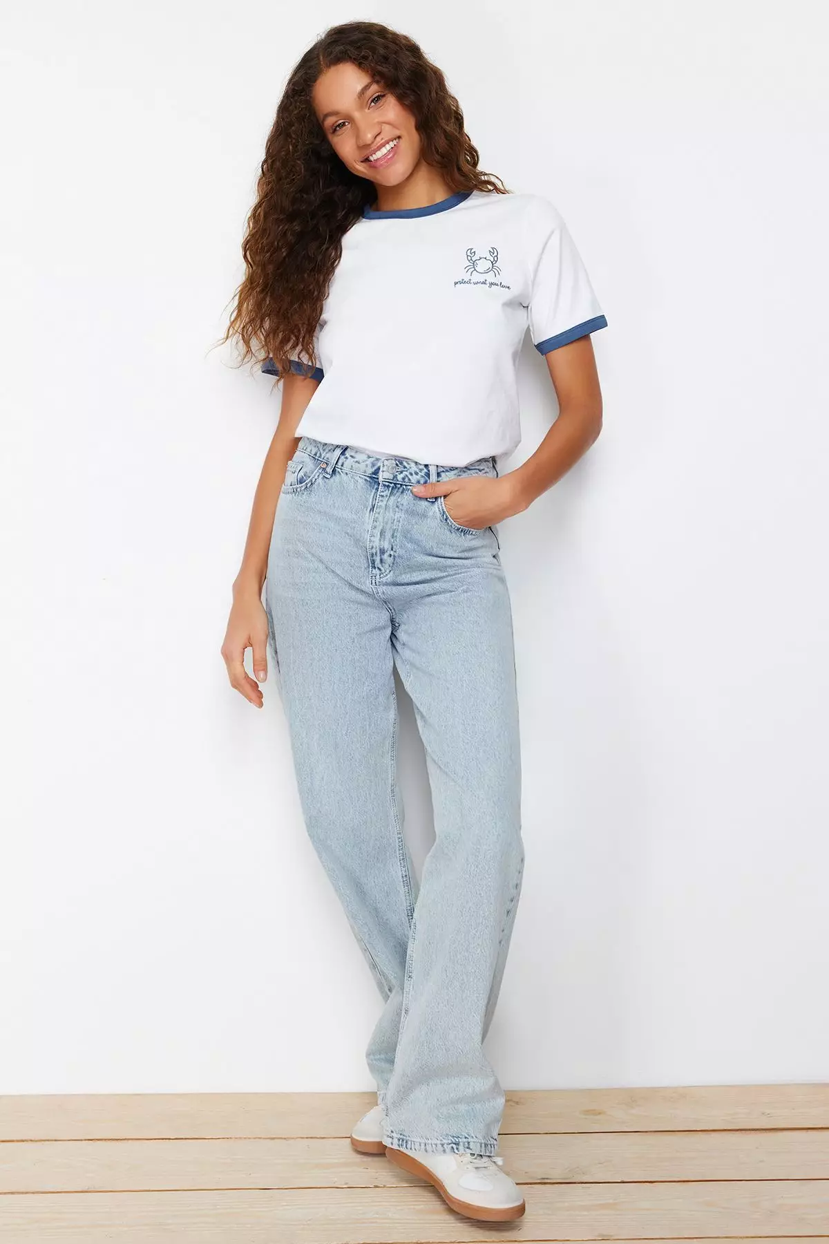 Cotton Embroidery T-Shirt