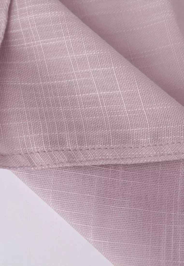 Cotton Bee - Nakeya Shawl | Hijab Pashmina | Viscose Linen - Pale Purple