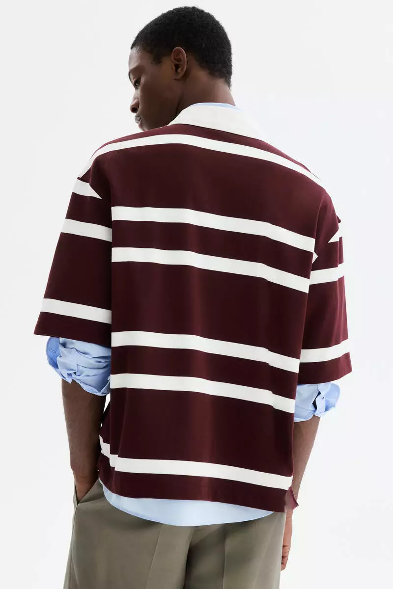Loose Fit Cotton polo shirt