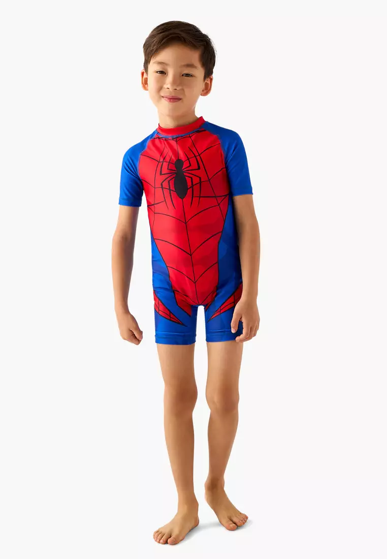 Babyshop Boys Spider-Man Print Swimsuit