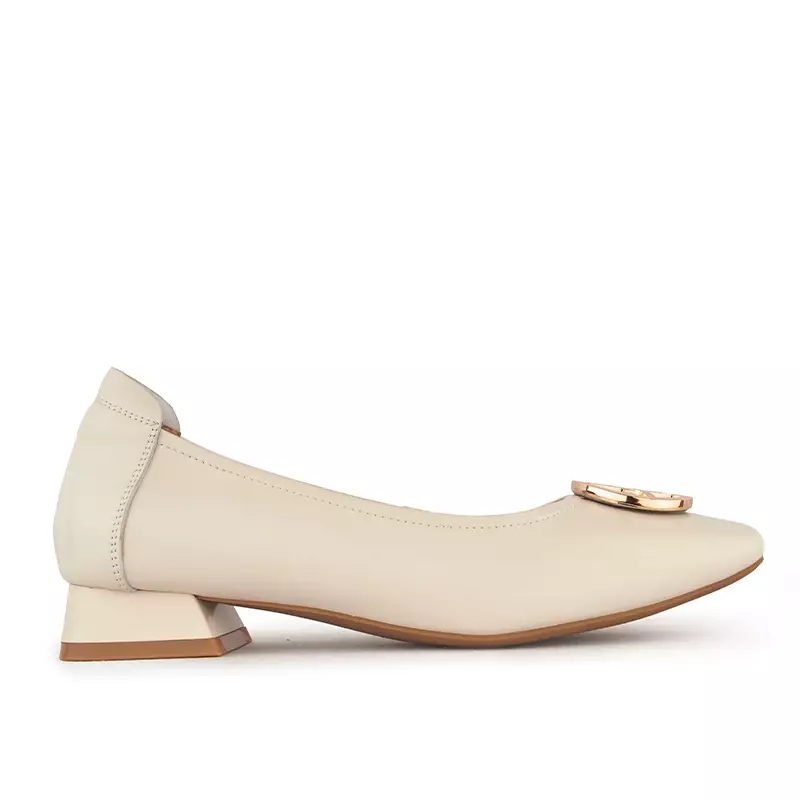 Sepatu Casual Formal Wanita Gino Mariani Faela Off White