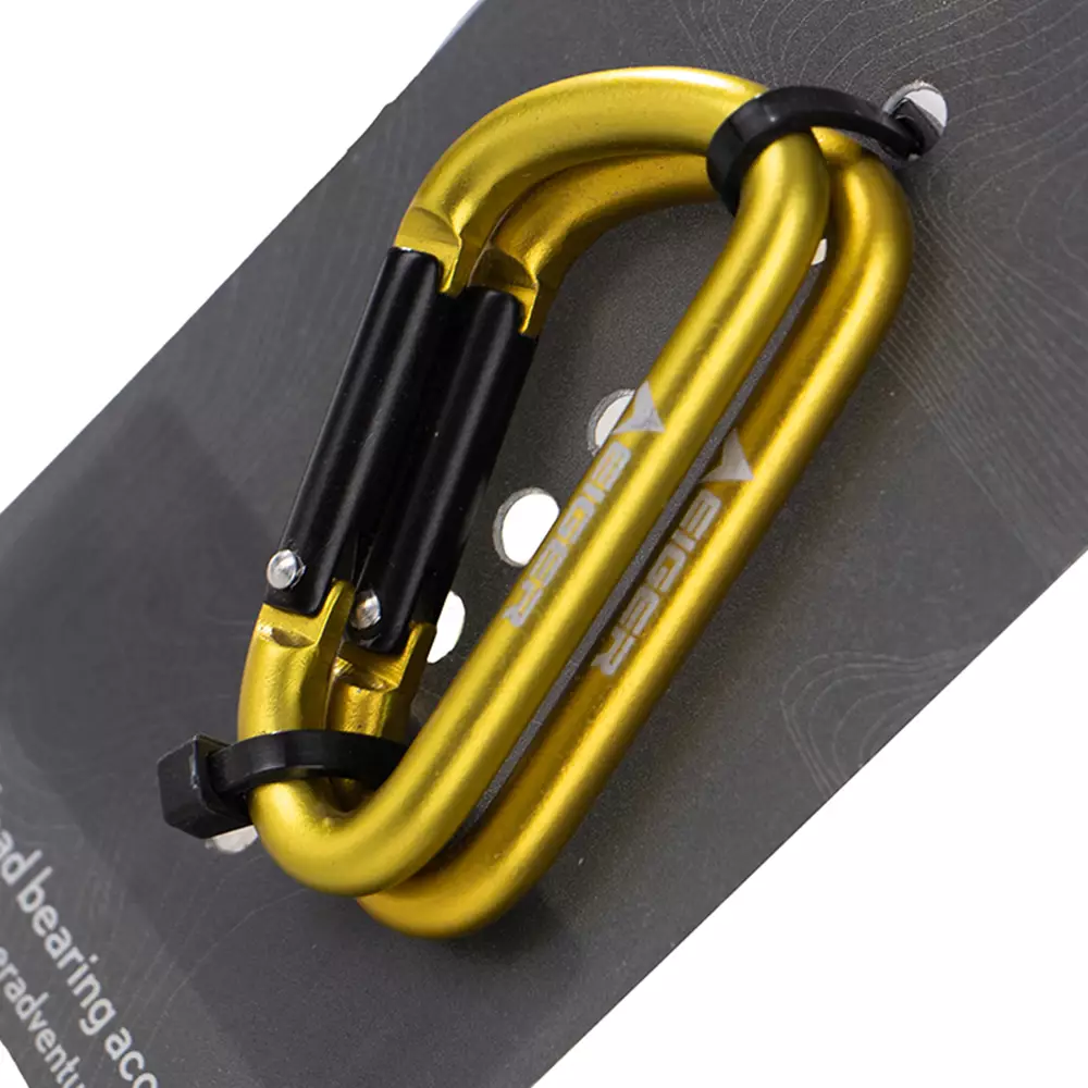 Eiger 5 MM D Carabiner 2 Pcs Keychain