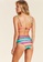 Cia Maritima pink and orange and green and blue and multi and gold and navy Maya High Waist Bralette Bikini 24DCBUS67FBC7CGS_3