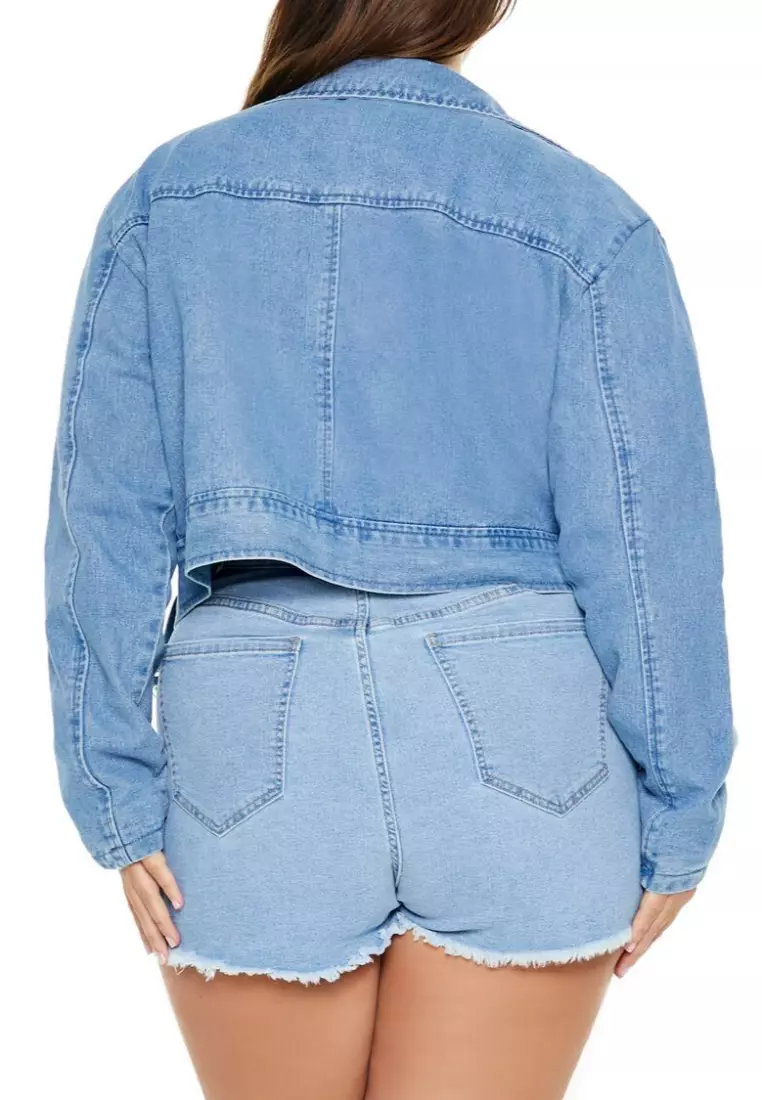 Forever 21 plus jean jacket hot sale