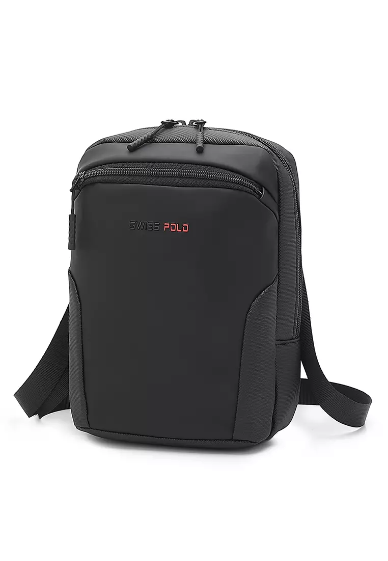 Men's Sling Bag / Crossbody Bag - Black