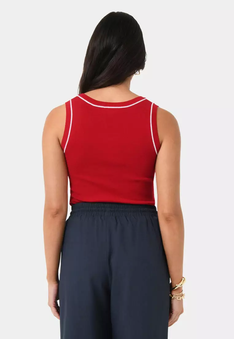 Gloria Contrast Knit Top