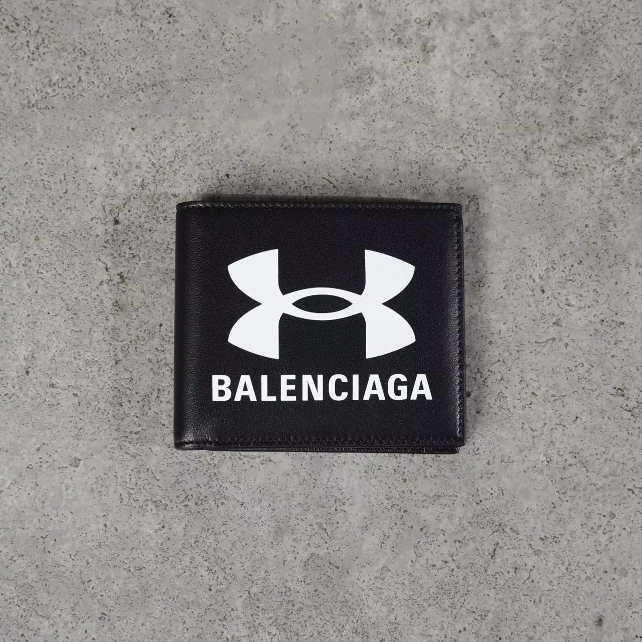 Dompet BALENCIAGA X UNDER ARMOUR BLACK BIFOLD WALLET 100% ORIGINAL