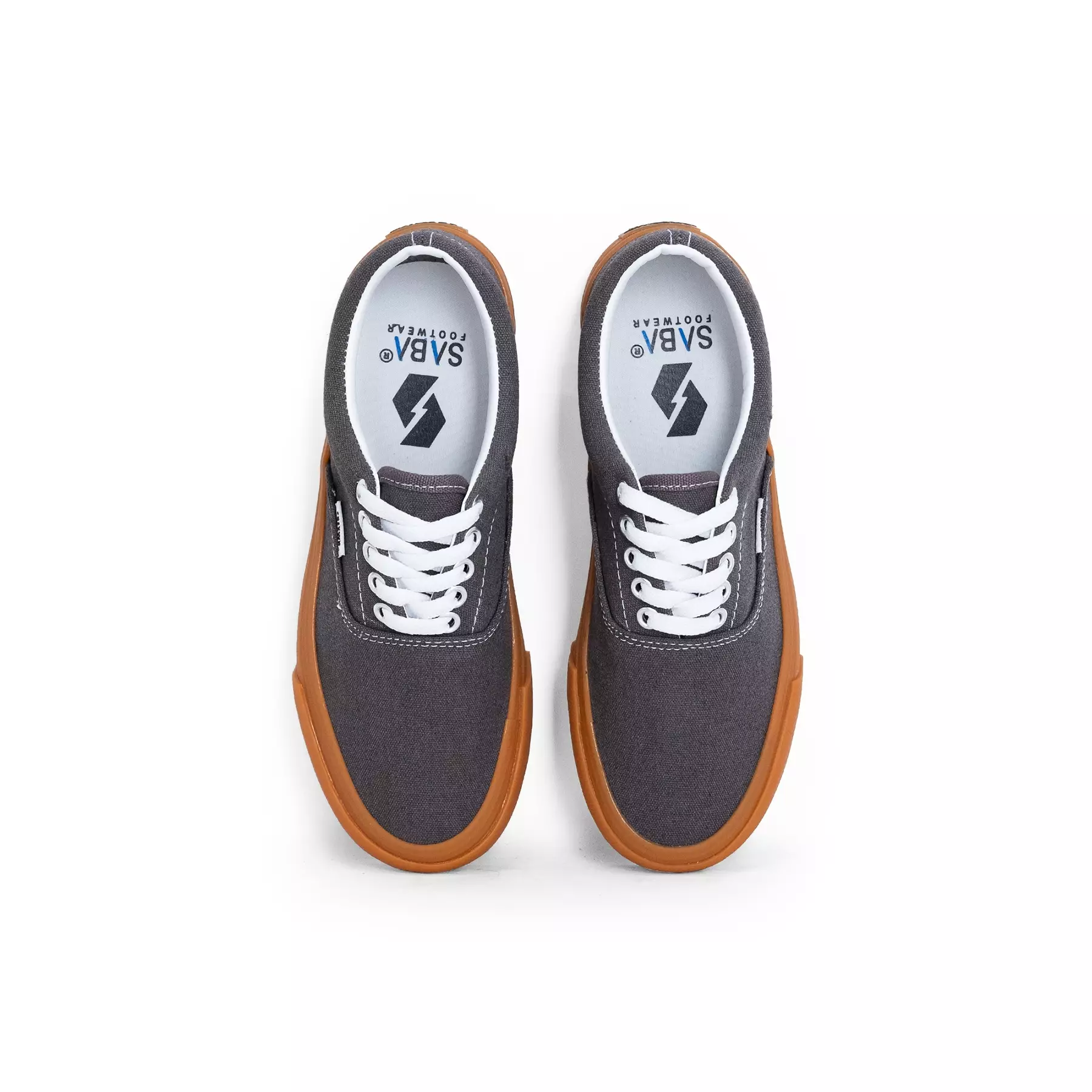 SABA Sykes Grey Gum - Sepatu Sneakers Casual Pria Wanita