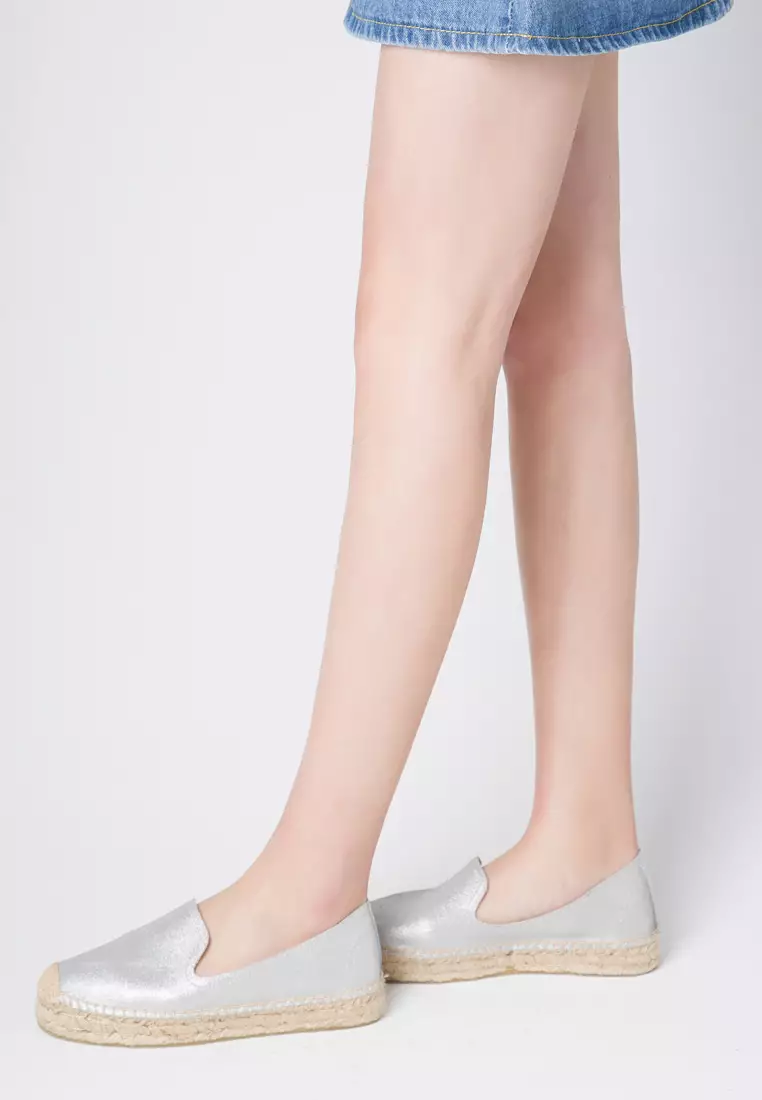 Platform Cow Leather Espadrilles HB7101