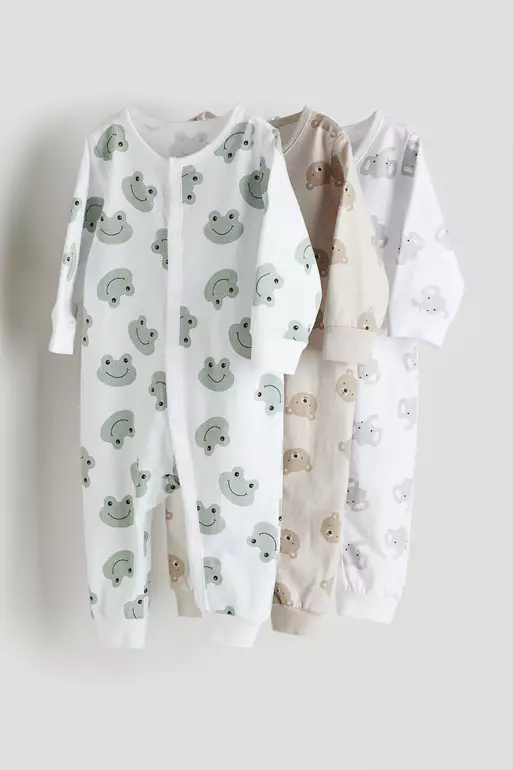3-pack sleepsuits