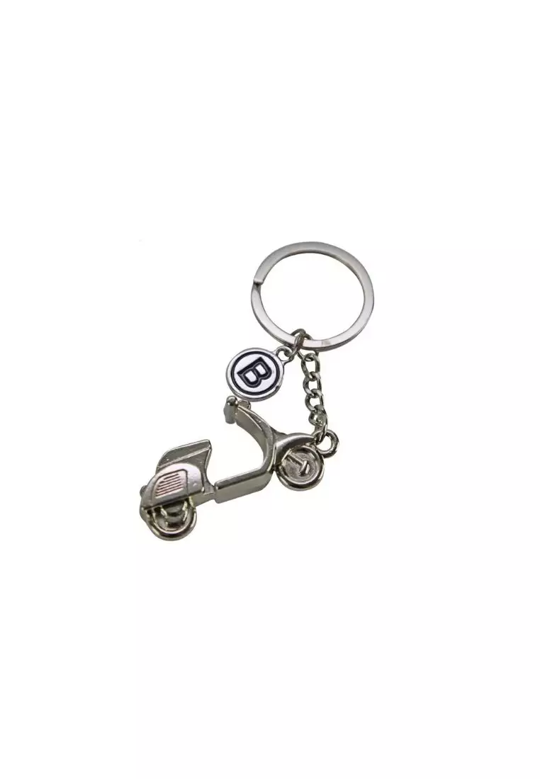 S and hot sale b keychain