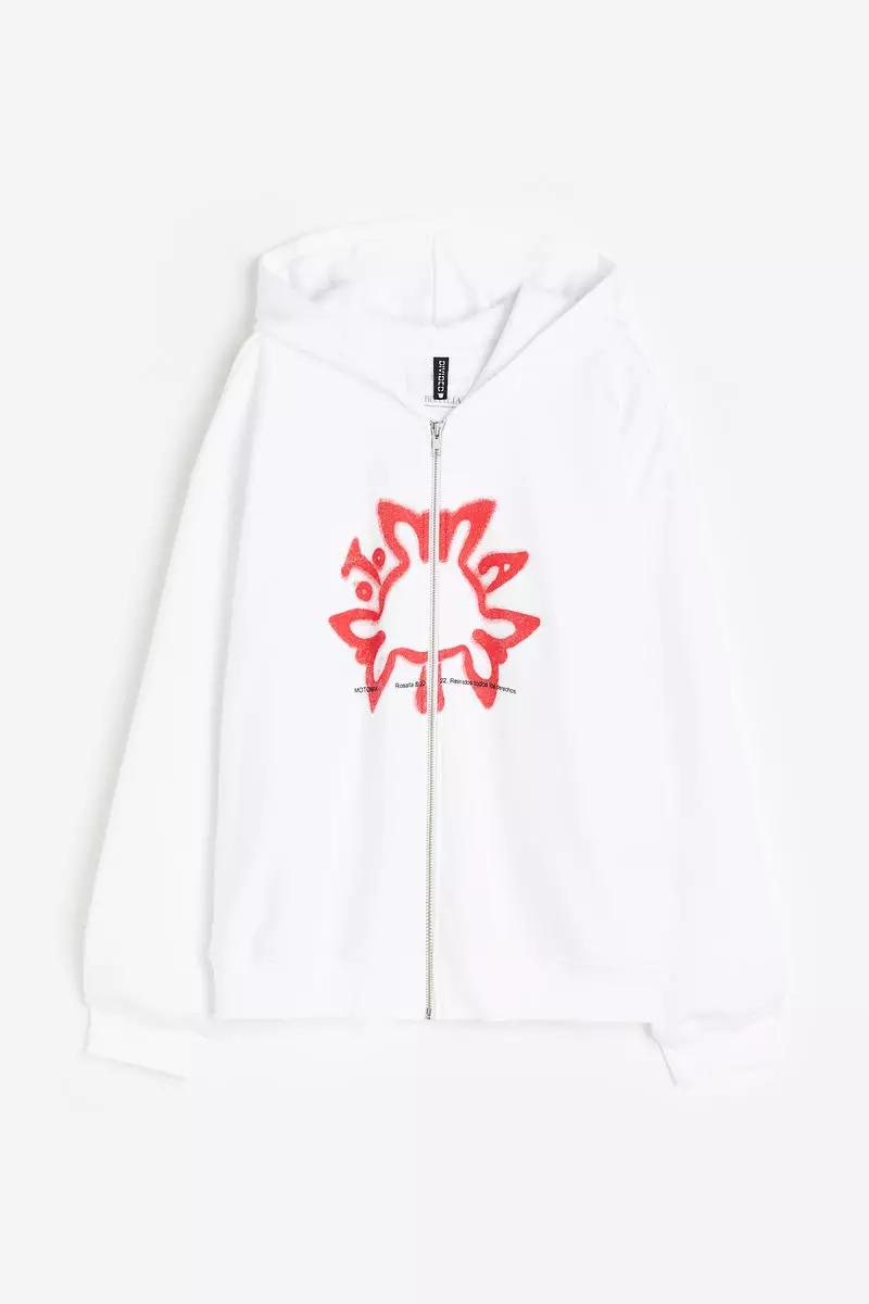 Buy H&M Printed zip-through hoodie 2025 Online ZALORA Philippines