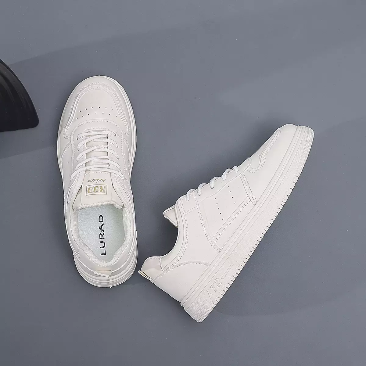 LURAD Sepatu Wanita Nyaman Dipakai Sneakers Flat Cewek Polos Sekolah SS105