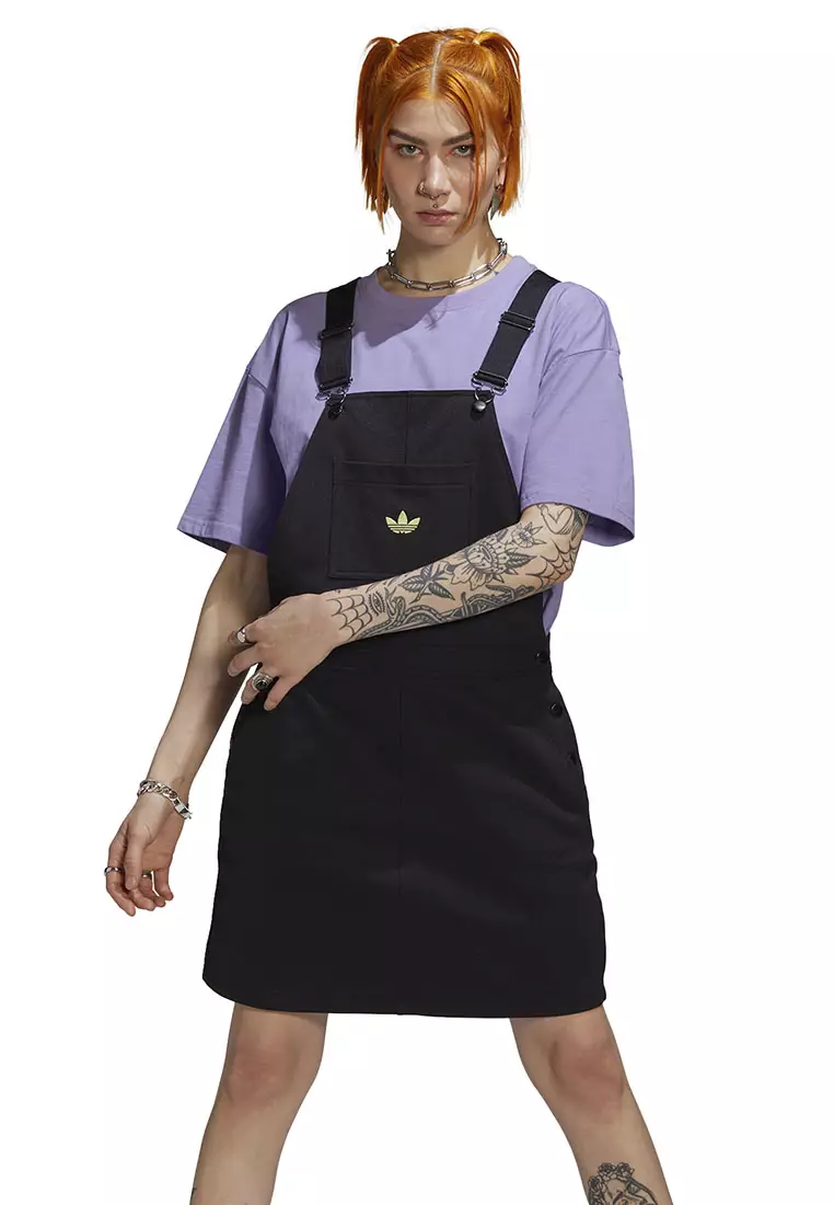 Jual ADIDAS dungaree dress with trefoil embroidery Original 2023 | ZALORA  Indonesia ®