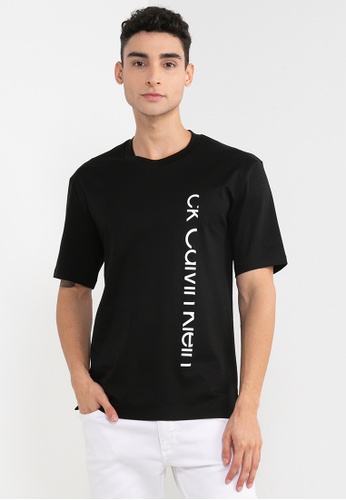 ck Calvin Klein black Silicone Logo Tee 4F930AAD935426GS_1