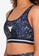 Under Armour navy Project Rock Printed Crossback Sports Bra 0B97BUSBFC6F2FGS_3