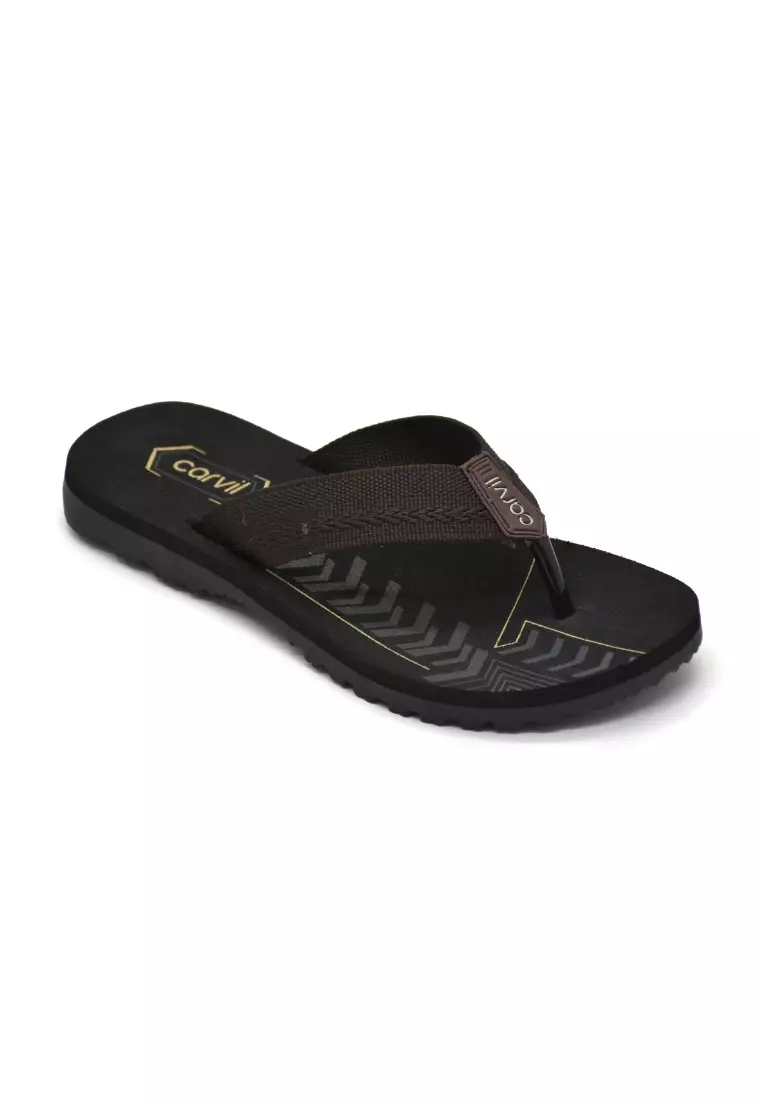 Carvil Sandal Pria Dimas-M Brown
