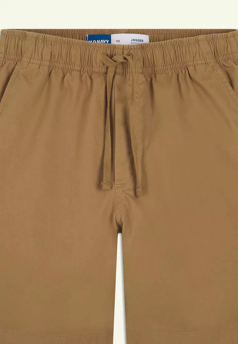 Twill Jogger Shorts -- 7-inch inseam
