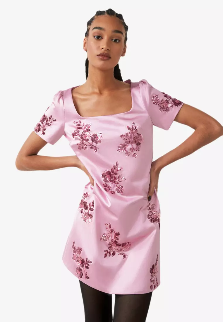 Buy Other Stories Sequin Embroidered Mini Dress 2024 Online