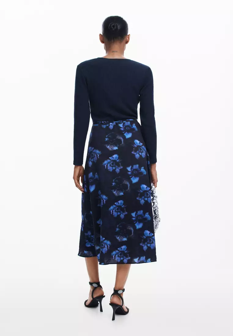 Desigual Woman Combined midi dress.