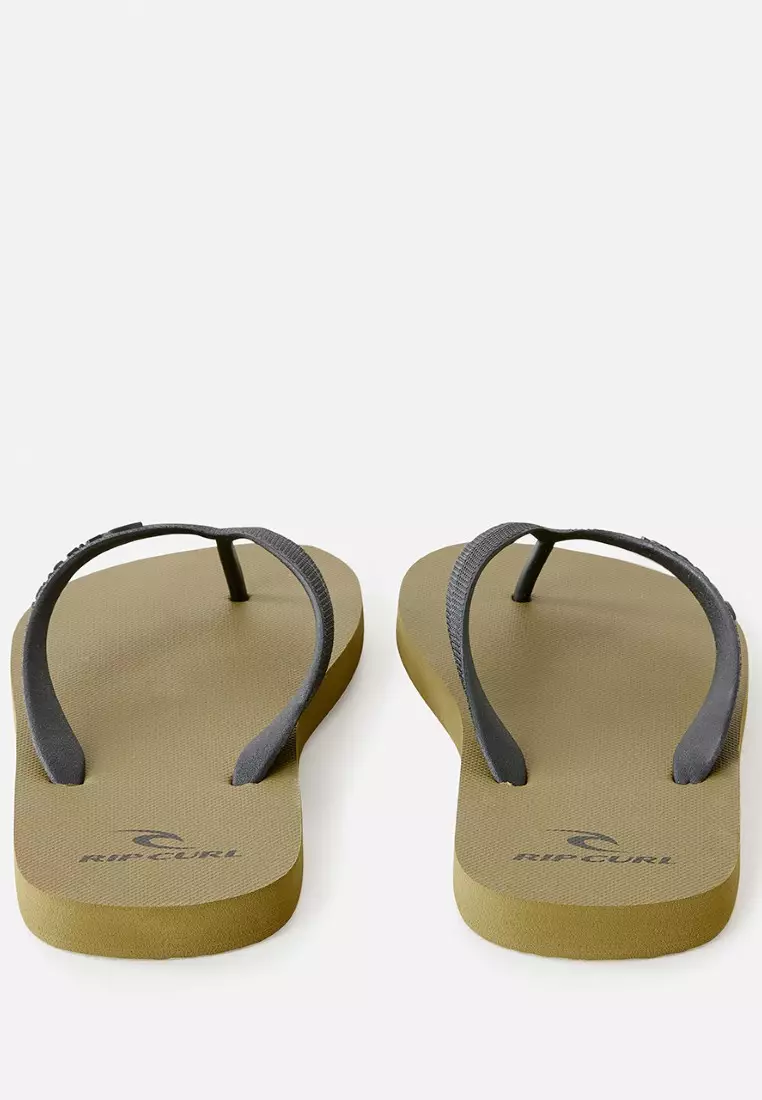 男士品牌標誌綻放露趾 1AOMOT-OLIVE