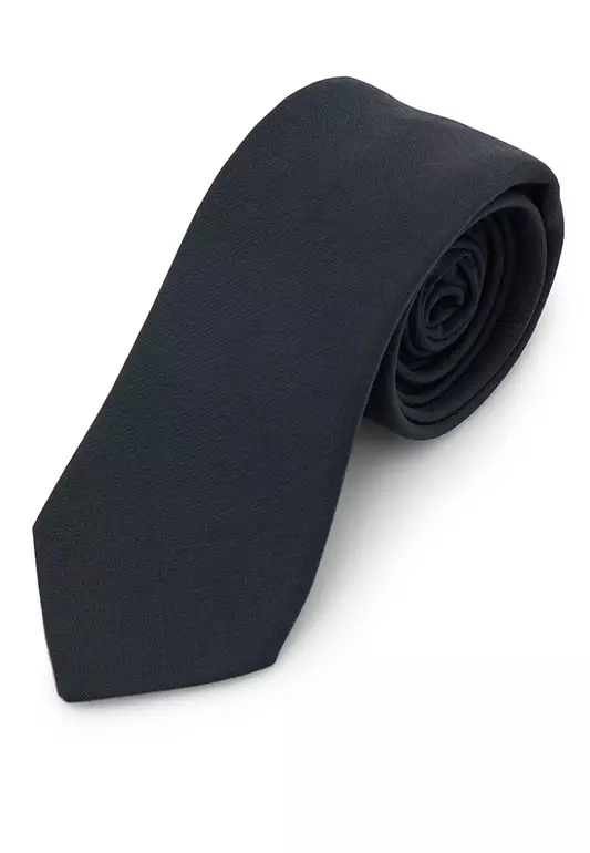 Silk-Lined Wool Tie