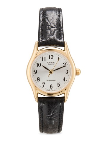 LTP-1094Q-7B2RDF 皮革圓框手錶, 錶類, 飾品esprit 鞋配件