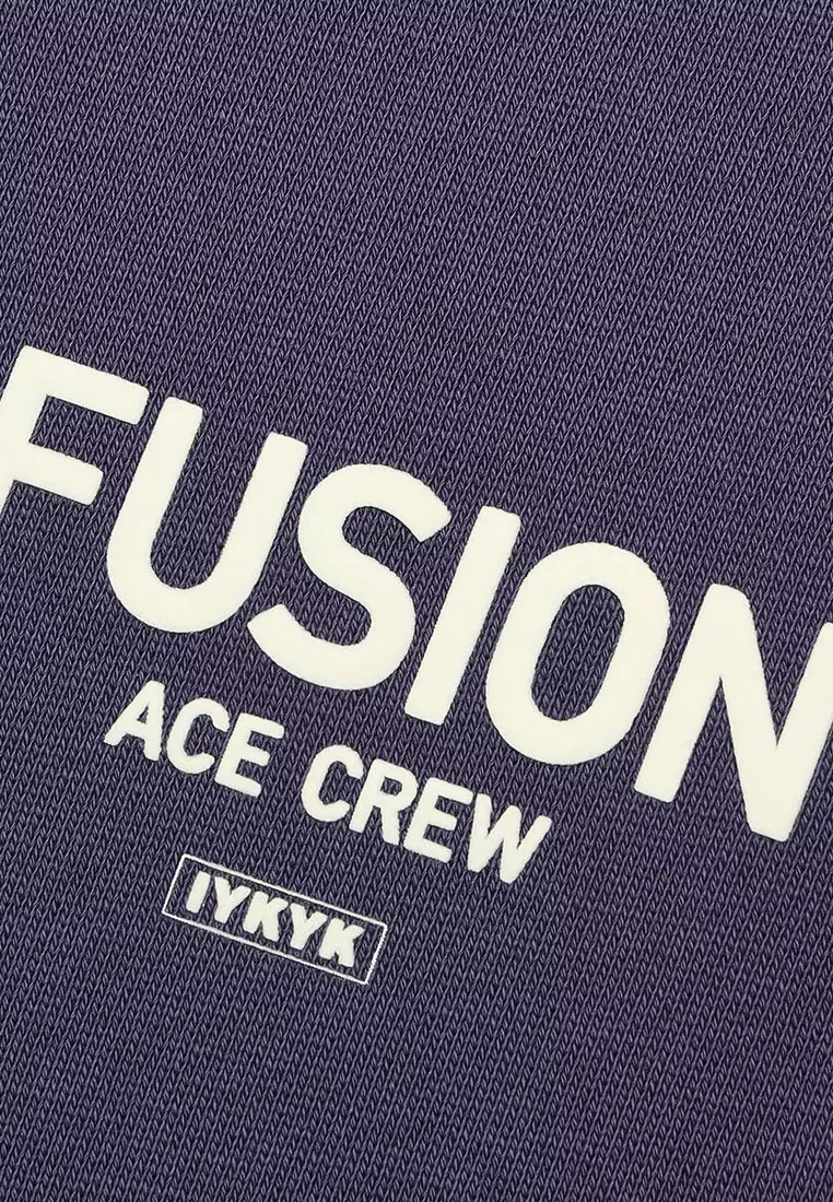 FILA FUSION INLINE WORKWEAR Men's Pullover Sweater in Purple