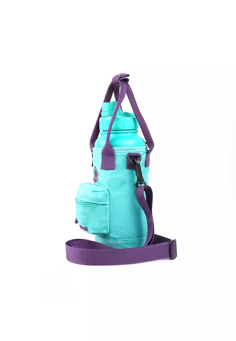 32oz Bottle Bag Teal/Violet