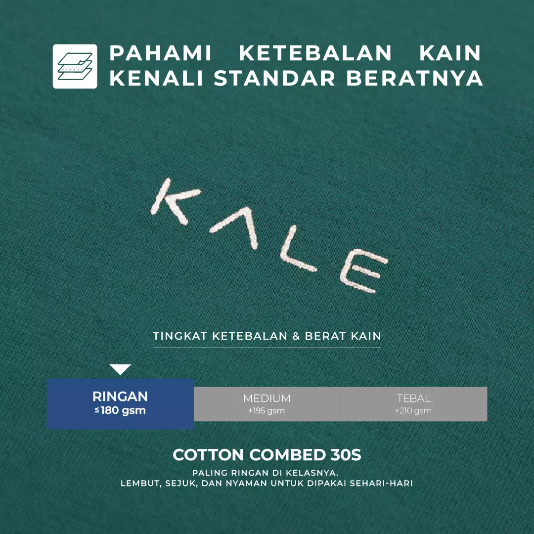 Kale Arion Bottle Green / T-Shirt Pria Lengan Pendek / Unisex