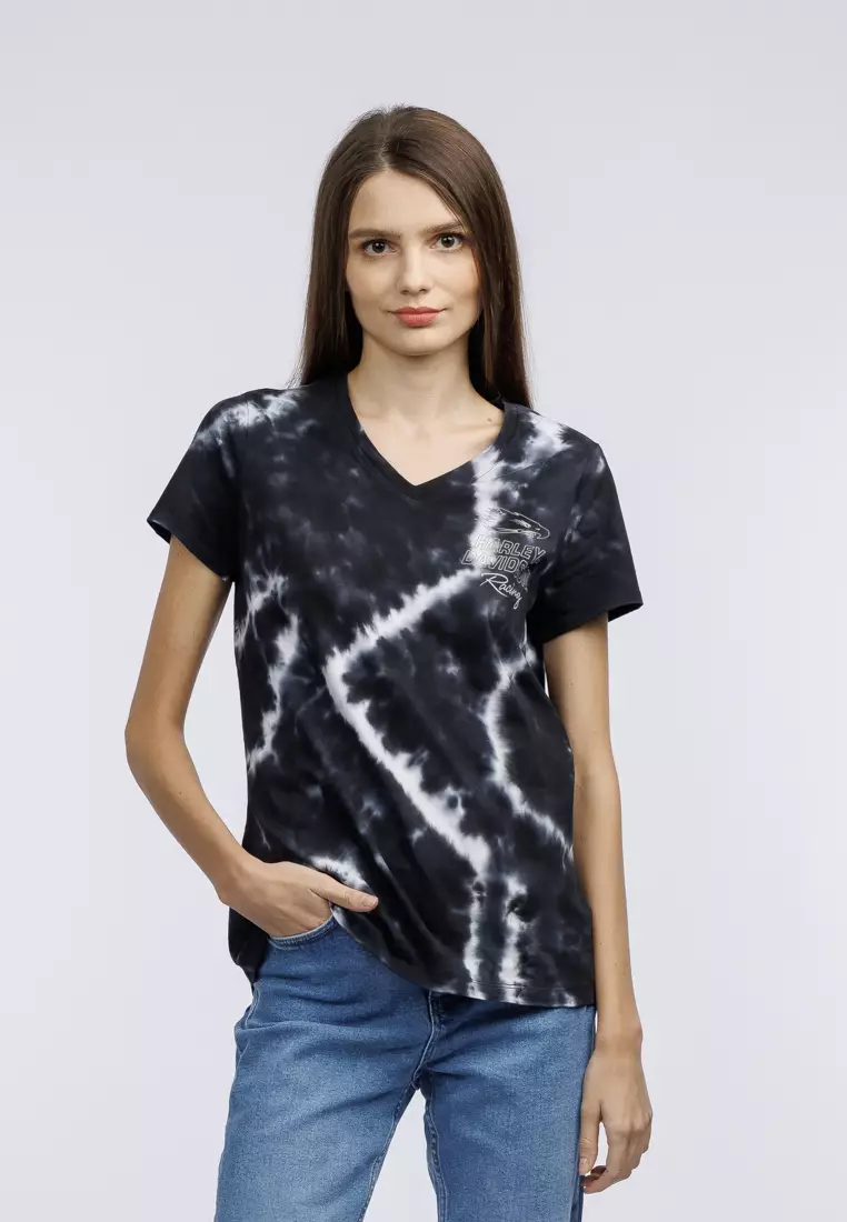 Harley-Davidson Tie Dye V-Neck Tee